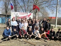 В Вольске сажали деревья в рамках международной акции «Сад памяти»