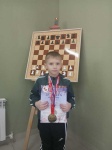 Юный шахматист Иван Климов выступил на областных соревнованиях по быстрым шахматам