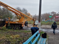 Освещение улиц военных городков