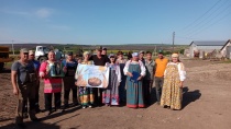 В Вольском районе прозвучала концертная программа в поле