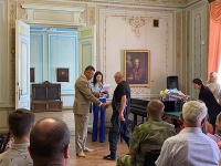 26 июня в картинной галерее прошло награждение семей погибших на СВО военнослужащих Медалью и Знаками "Боевого Братства"