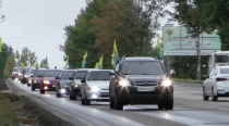 В Вольске юбилей города отметили автомотопробегом (видео)