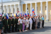 Cостоялся торжественный митинг, посвященный Дню государственного флага